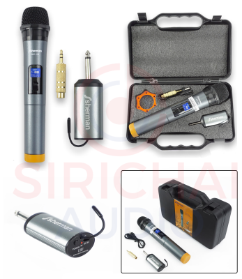 ไมค์ลอยพกพา SHERMAN(UHF) รุ่น MIC-130