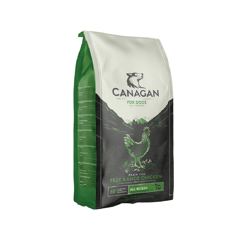 Canagan Canagan Dog Food, Free-Range Chicken Formula, All Life Stages, 12 Kilograms. ราคา 5,290 บาท*ส่งฟรี