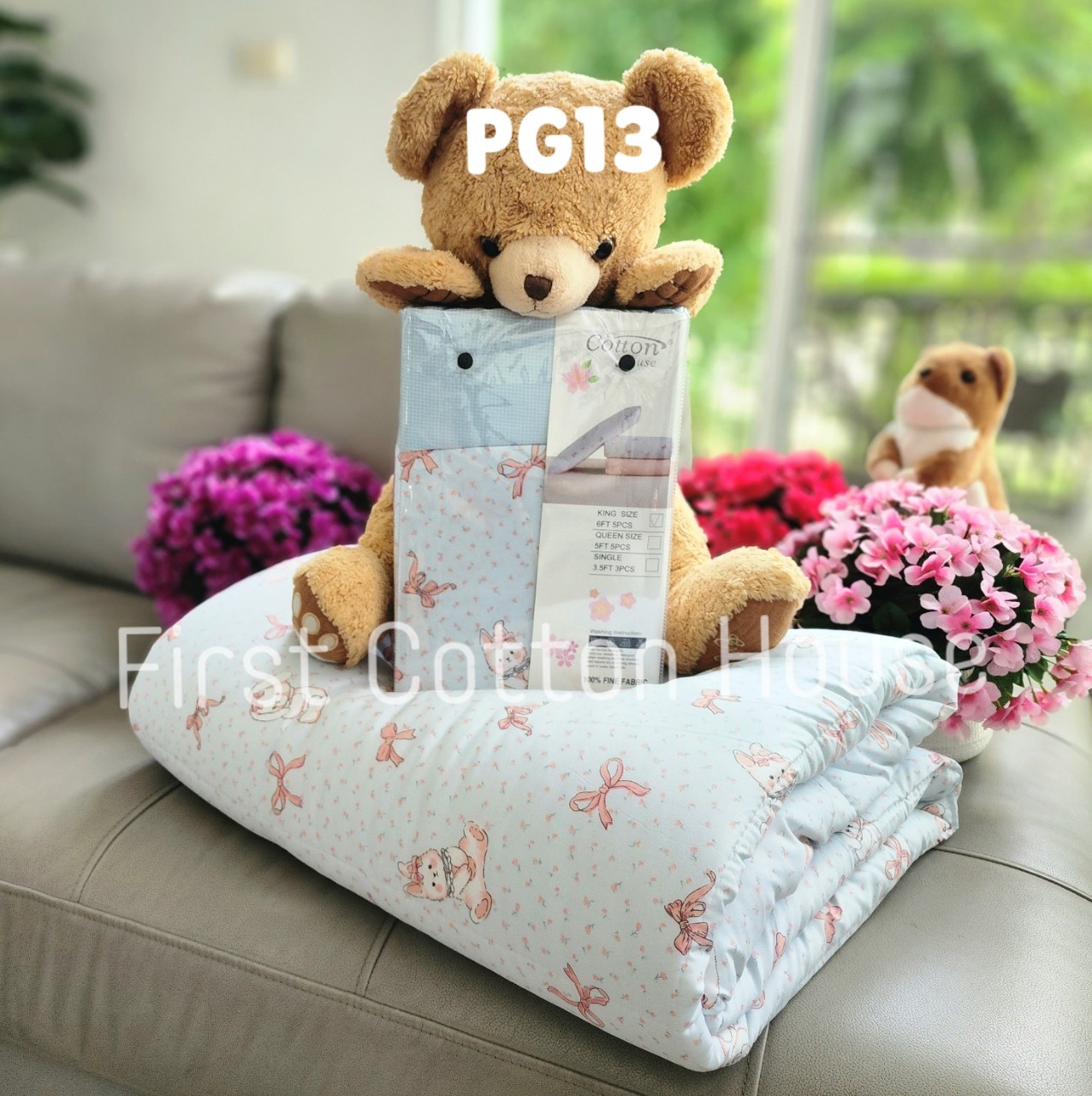 Bedsheet / Blanket Design PG 13-20 for Mattress 10 inches ราคา 330 บาท*ส่งฟรี