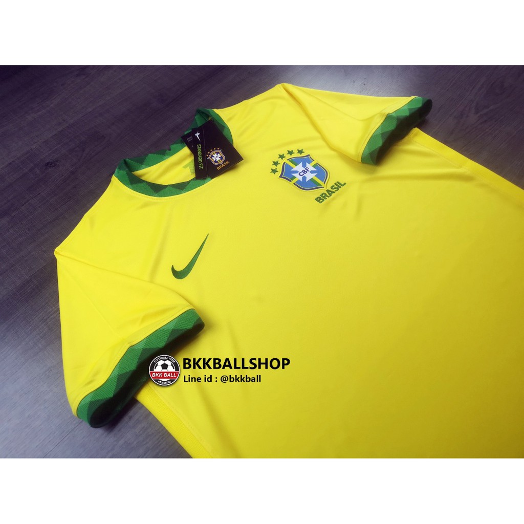 โปรโมชัน เสื้อฟุตบอล Brazil Home บราซิล เหย้า 2020 ราคาถูก ฟุตบอล
