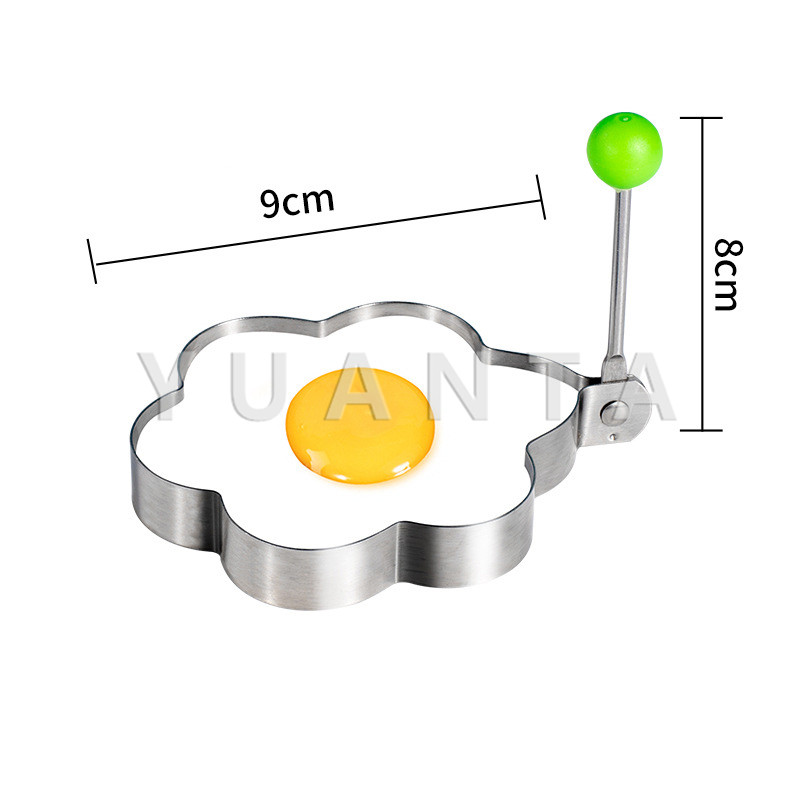 ลองดูภาพสินค้า YUANTA ครัวอ าหรเช้าเ ครื่องทำ ไข่เจียว สแตนเลสหนา ไม่ติดแม่พิมพ์ไข่เจี ยวครัวทำ อาหารอุปกรณ์ ในครัวเรือน Fry Egg mold