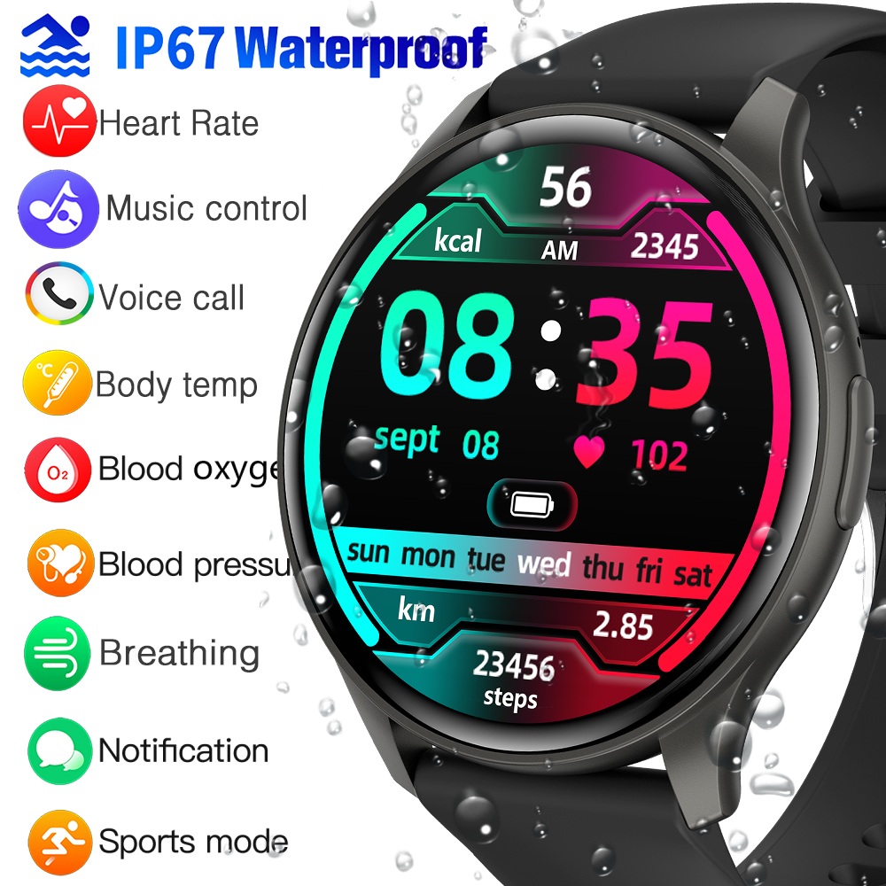 [Z60 Smart Watch Heart Rate Blood Pressure Oxygen Body Temperature Monitoring Smartwatch For Men Women Bracelet Bluetooth Call Waterproof Sport Fitness Tracker,Z60 Smart Watch Heart Rate Blood Pressure Oxygen Body Temperature Monitoring Smartwatch For M ราคา 785 บาท*ส่งฟรี