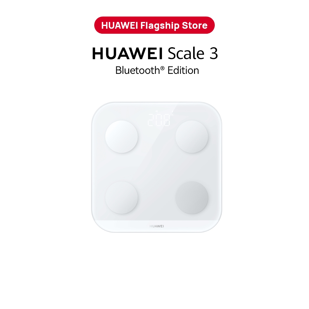 HUAWEI Scale 3 Bluetooth Edition HUAWEI TruFitTM 1 10 ค่าผลลัพธ์ที่สำคัญของร่างกาย สัมผัสที่ใช่ รูปลักษณ์ที่ชอบ ร้านค้าอย่างเป็นทางก ราคา 799 บาท*ส่งฟรี