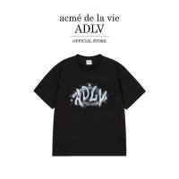 ADLV [acme de la vie] เสื้อยืด Oversize รุ่น Universe Logo Short Sleeve T-Shirt Black (50151SUVSSU_U5BKXX)