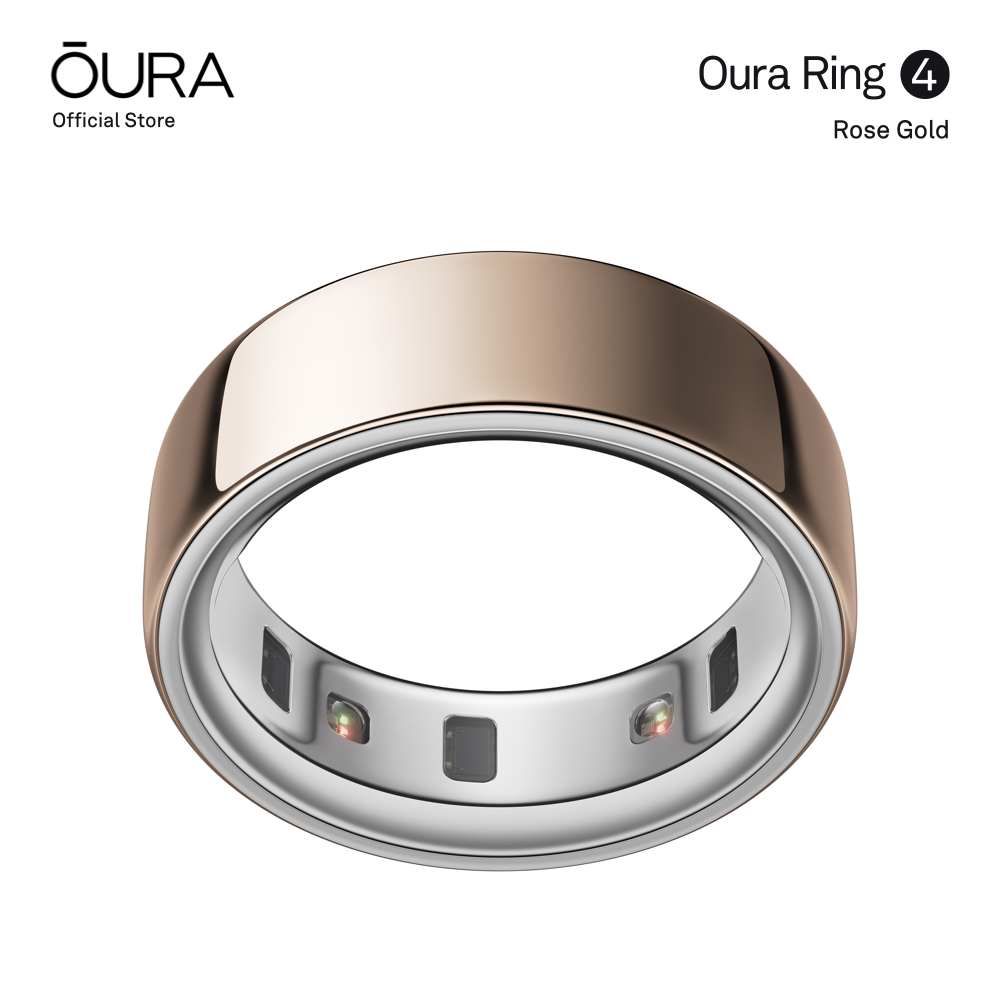 Oura Ring 4 Smart Ring - Health Tracking Ring, Pinkish Gold Color / Rose Gold ราคา 10,000 บาท*ส่งฟรี