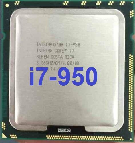 UNISEX S/M Intel I7-950 LGA1366 3.06G 8MB 4.8 GT/SEC インテル
