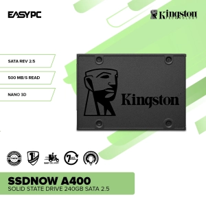 ภาพหน้าปกสินค้า【มีสินค้า】Kingston SSD โซลิดสเตทไดรฟ์/SSD A400 SATA 3.0 2.5inch-120GB/240GB/480GB/960GB ฮาร์ดไดรฟ์ภายใน ซึ่งคุณอาจชอบสินค้านี้