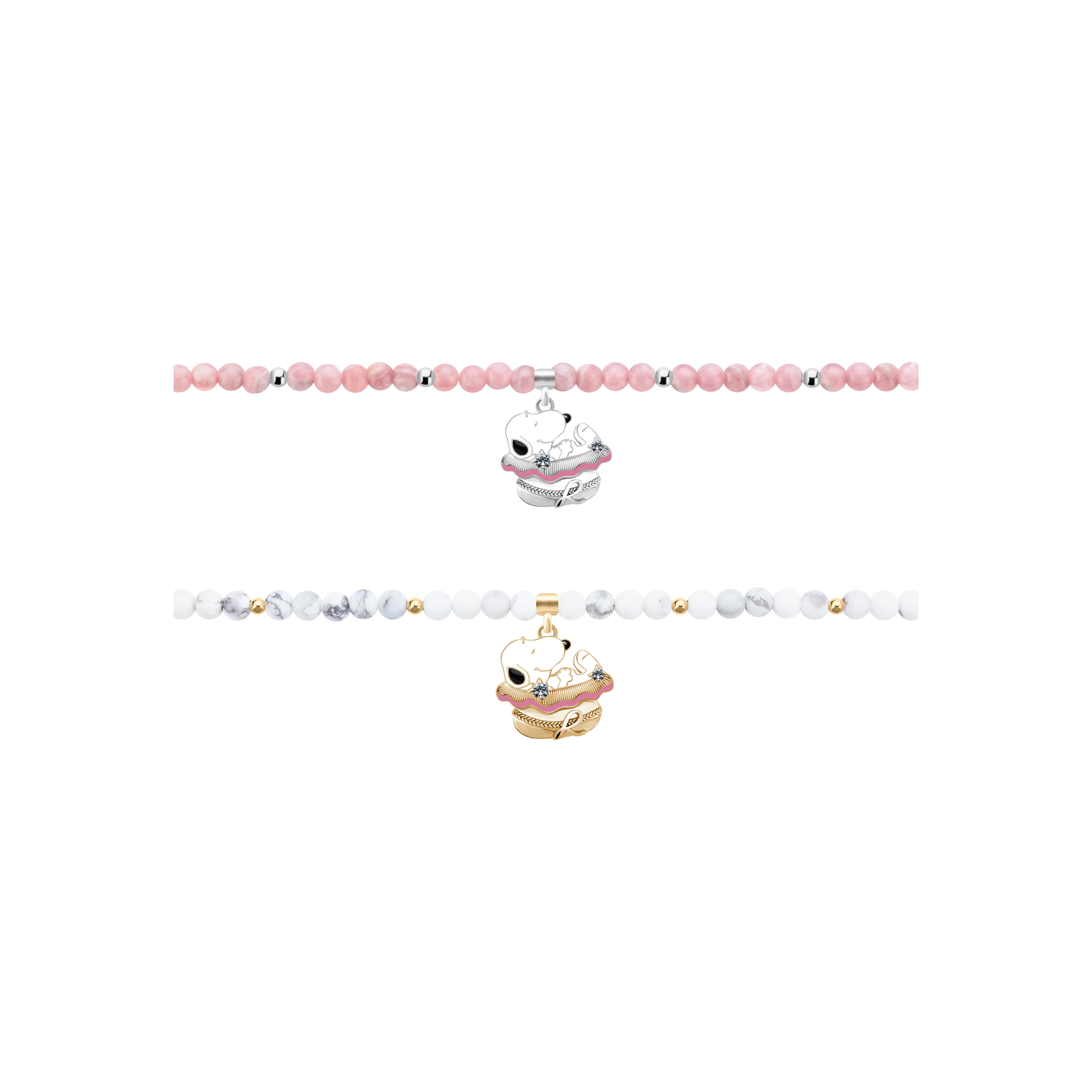 Ravipa PEANUTS™ | Snoopy Signature and All-around Bracelet - สร้อยข้อมือ ราคา 3,990 บาท*ส่งฟรี