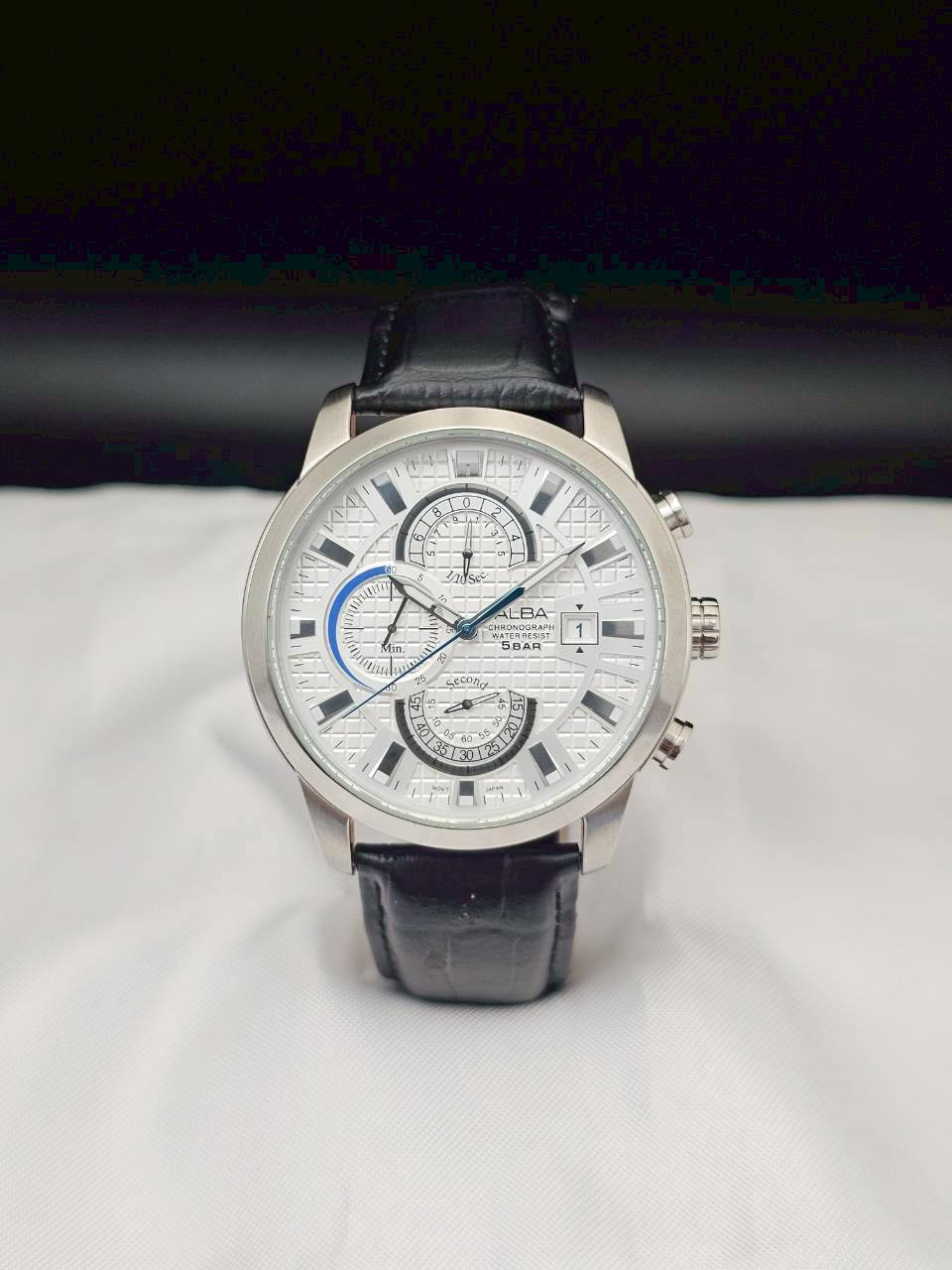 Alba Men's Watch Model Am3183X1 Quartz Chronograph Stainless Steel Box-Warranty Card ราคา 3,130 บาท*ส่งฟรี