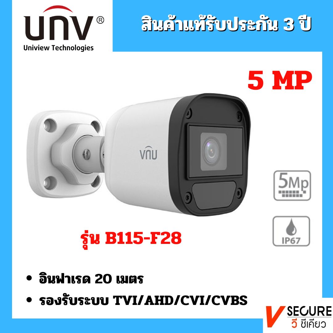 Uniview UAC-B115-F28 ราคา 260 บาท*ส่งฟรี