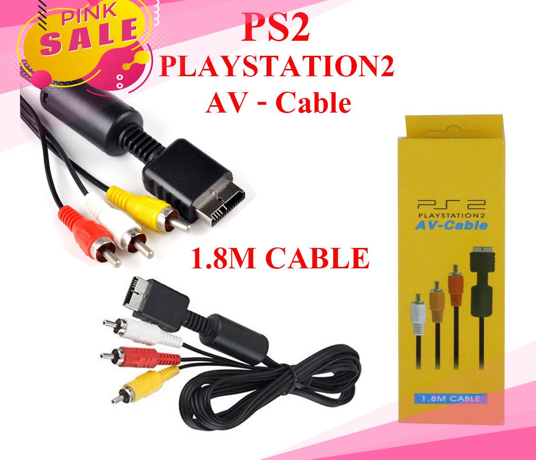 ลองดูภาพสินค้า สาย AV PS1 PS2 PS3 Audio Video AV Cable Cord Wire to 3 RCA TV Lead for Sony Playstation PS1 PS2 PS3