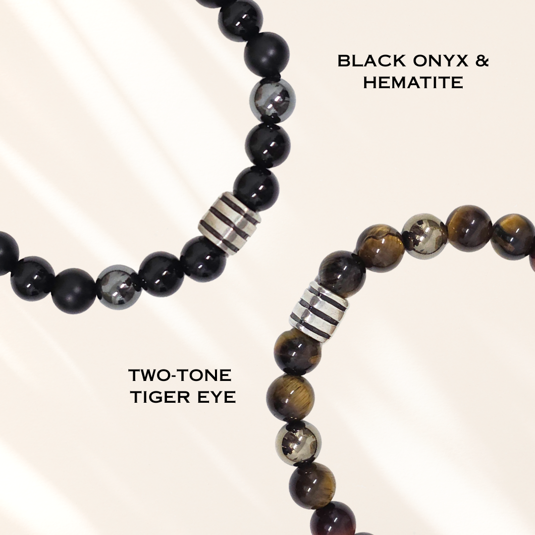 Luxnara Agis - Black Onyx Auspicious Stone Bracelet for Protection and Safety (Worshiping the Holy Buddha)