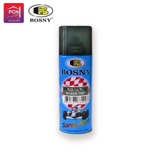 สินค้า สเปรย์ รมดำ แบล็คทิ้นท์ แบล็คติ๊น วินโด้วติ๊น ดำใส สโม้ค พ่นโคมไฟ กระจก พลาสติก Bosny Black Tint Spray # 1000 ขนาด 400ซีซี