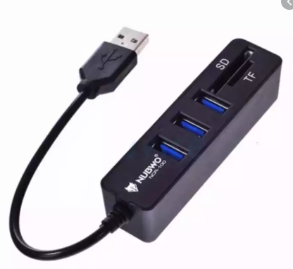 NUBWO รุ่น NCR-100 Card Reader USB HUB Micro SDXC SD TF super hi speed Gbps