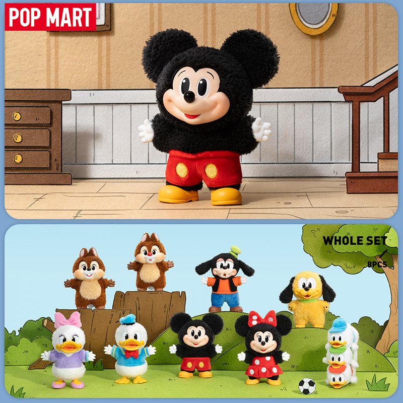 POP MART Mickey Family Cute Together Keychain Series Figures Blind Box ราคา 550 บาท*ส่งฟรี