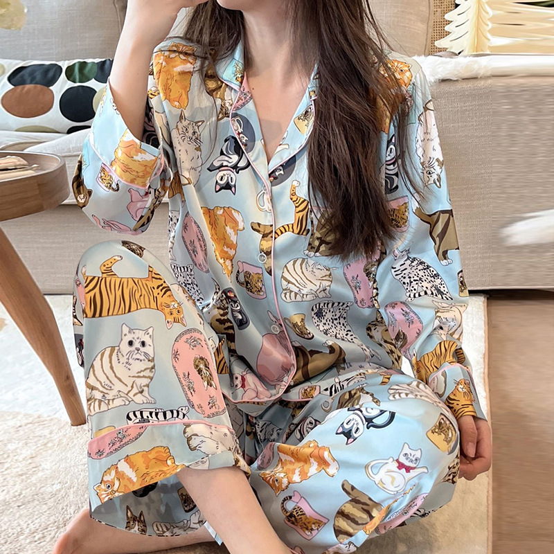 Looking at you cute cat paw print harem jumpsuit