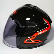ภาพขนาดย่อสินค้าหมวกกันน็อค INDEX DUNK NEW หมวกกันน็อค ของแท้100% ไซต์L สีดำเงา 300IQ Racing