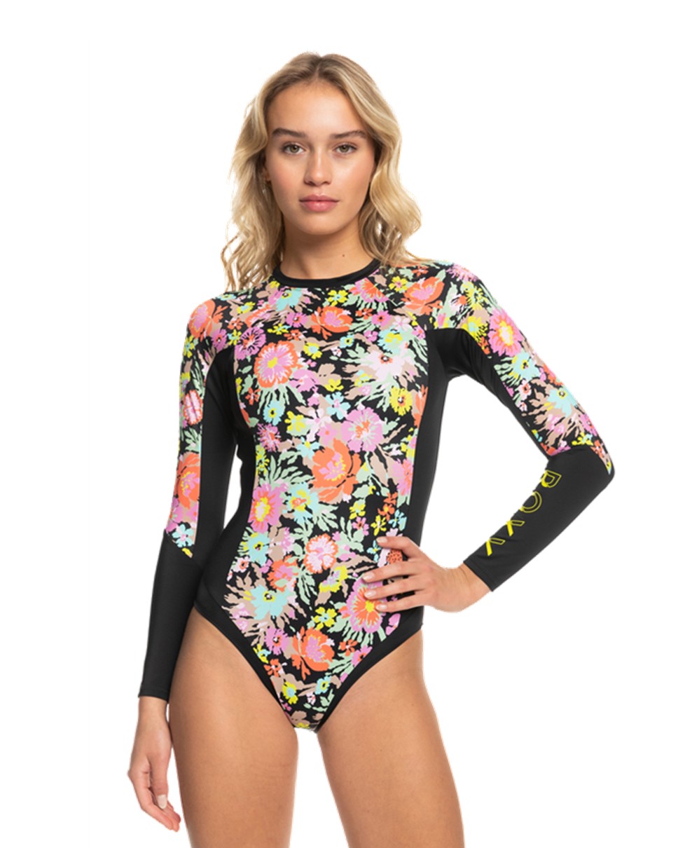Womens Surf Saavy Long Sleeve One-Piece Swimsuit