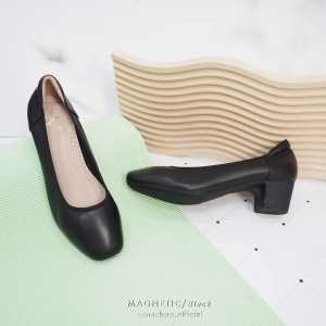 สินค้า รุ่นขายดี รองเท้าแม่เหล็กนวัตกรรมญี่ปุ่น หน้ากว้างนิ่มสบาย Zenachoo รองเท้าสุขภาพ รองเท้าแม่เหล็กจากญี่ปุ่น Magnetic Shoes สีดำ