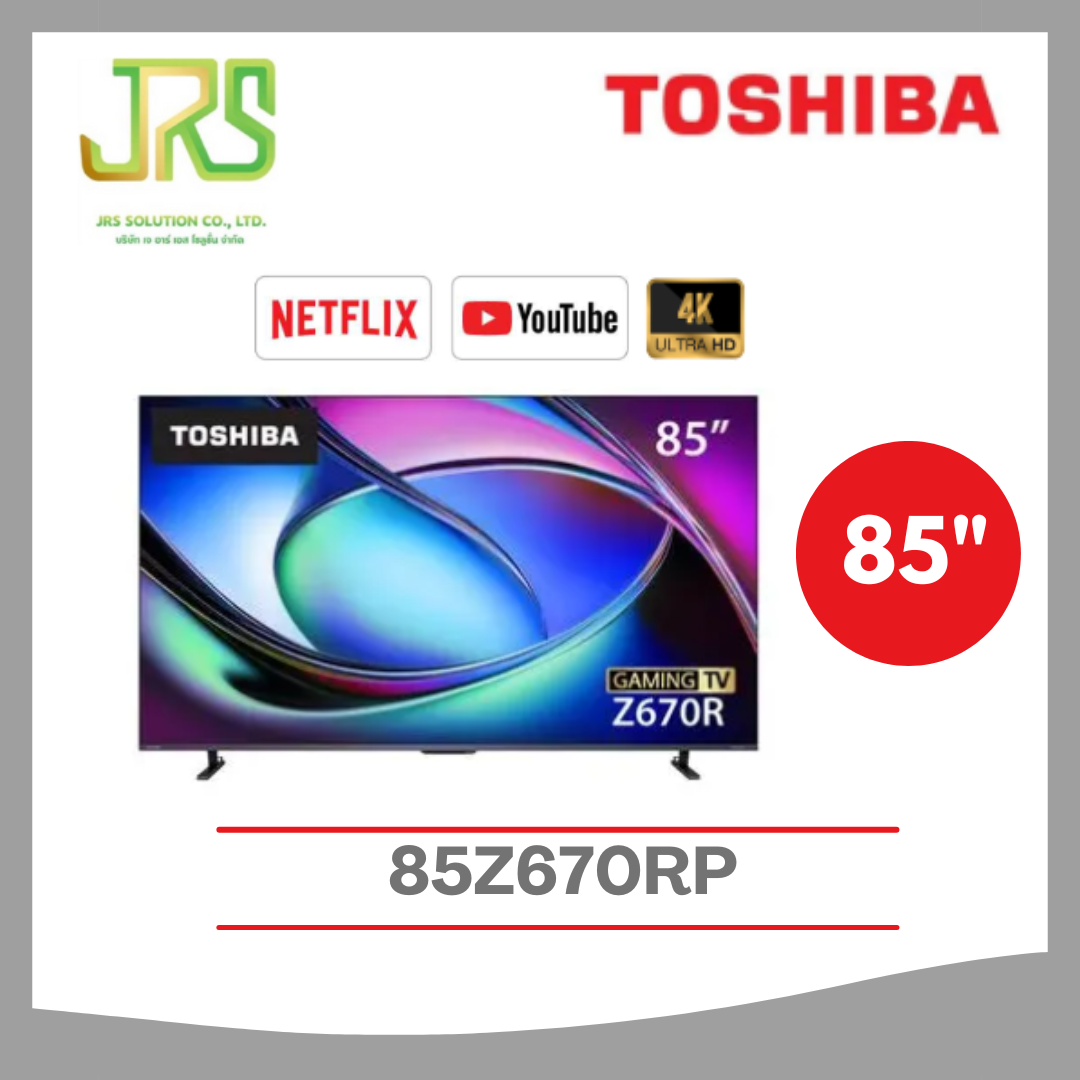 Toshiba Tv 85Z670Rp 85-Inch Mini-Led-Led Tv 144Hz 4K Game Mode Ultra Hd Vidaa Hdr10+ Quantum Dot Tv Model 85Z670Rp ราคา 49,590 บาท*ส่งฟรี