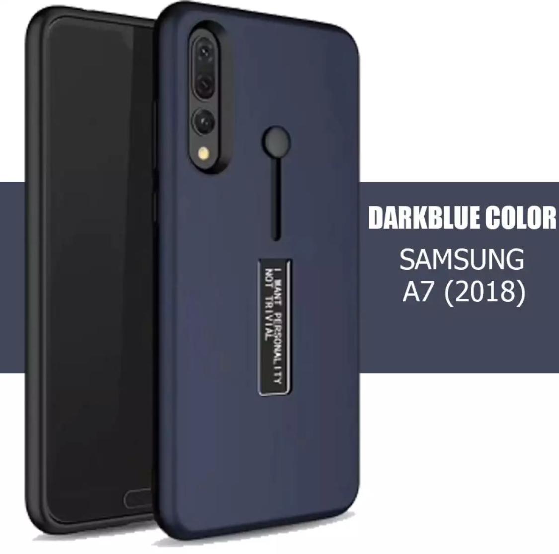 Case Samsung galaxy A7 2018 เคสโทรศัพท์ซัมซุง a7 2018 เคสตั้งได้ เคสกันกระแทก สายคล้องนิ้ว แหวน เลื่อนได้ สินค้าใหม่สวยหรู