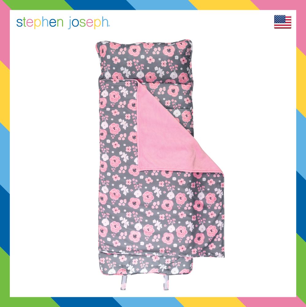 Stephen Joseph Portable Children's Mattress Popular from America Free Name Stickers for Kindergarten Children to Use at Home and at School All over Print Nap Mat Turquoise Florals24 ราคา 2,195 บาท*ส่งฟรี