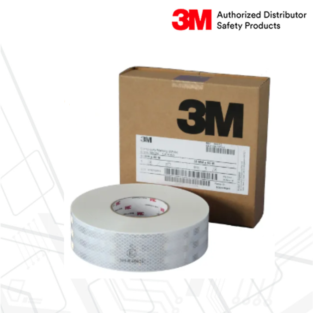 3M™ แถบสะท้อนแสง 55mm*50m (983-10) สีขาว ราคา 4,150 บาท*ส่งฟรี