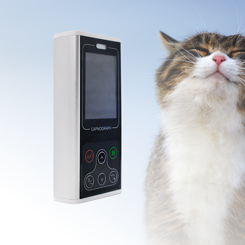 Veterinary Handheld Sidestream CO2 Capnograph Patient Monitor VET ETCO2 CA10S ราคา 10,310 บาท*ส่งฟรี