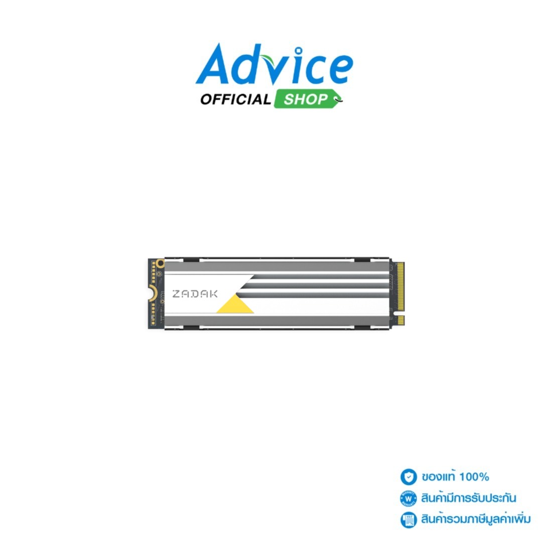 2Tb Ssd M.2 Pcie 4.0 Zadak Twsg4S (Zs2Tbtwsg4S-1) Nvme M.2 2280: A0182405 - ยี่ห้อ ZADAK ราคา 10,410 บาท*ส่งฟรี