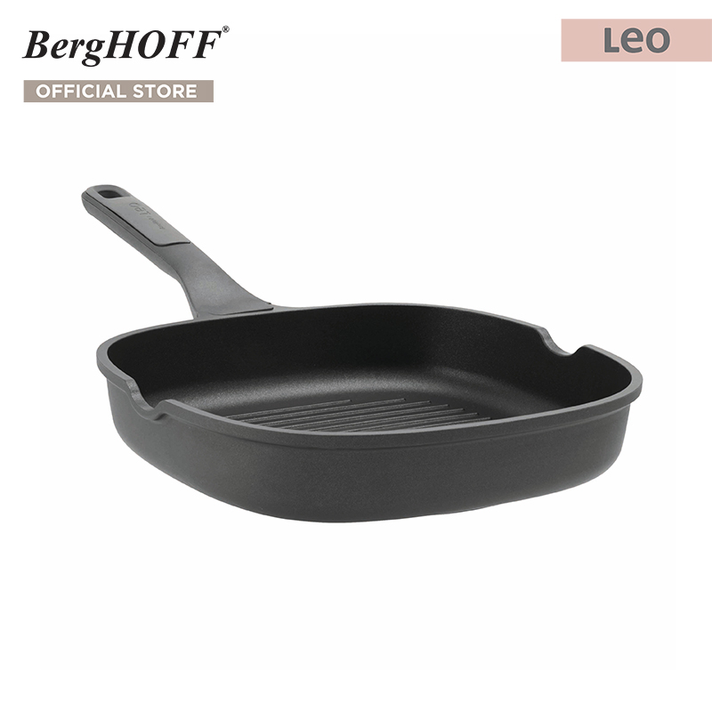 BergHOFF กระทะอะลูมิเนี่ยมหล่อเคลือบ รุ่น Leo Stone ขนาด 26 ซม. 3950299 ราคา 1,145 บาท*ส่งฟรี