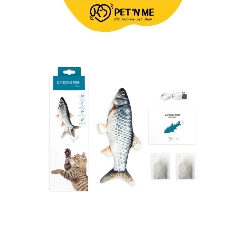 Kafbo คาฟโบ ของเล่น สำหรับแมว รูปปลาดุ๊กดิ๊ก ราคา 799 บาท*ส่งฟรี