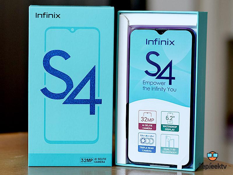 Infinix S4 Ram 6GB Rom 64GB ผ่อน 0% ผ่อนเฉพาะบัตรเครดิตที่ร่วมรายการเท่านั้น!!! เครื่องศูนย์แท้รับประกัน 1 ปีประกันจอแตก 1 ปี