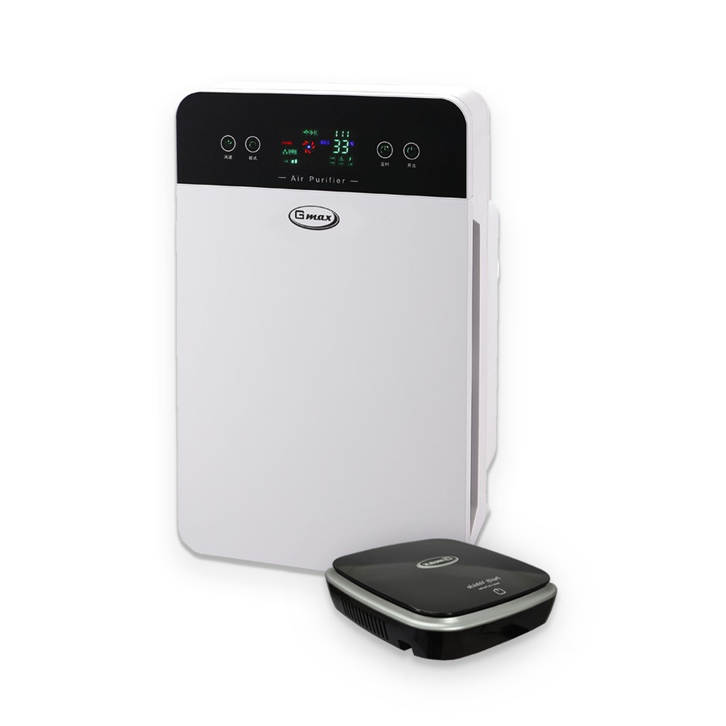 สุดคุ้ม GMAX AP-901-AP-001B ซื้อ 1 แถม 1 เครื่องฟอกอากาศในบ้าน 30 - 50ตารางเมตร + เครื่องฟอกอากาศในรถ  สินค้ารับประกัน 1 ปีเครื่องฟอกอากาศ