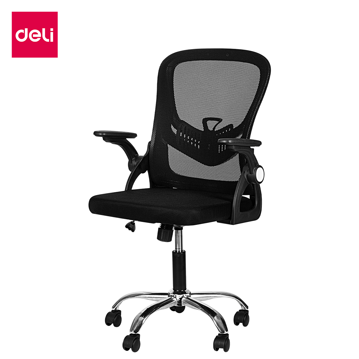 Deli เก้าอี้สำนักงาน เก้าอี้ทำงาน เก้าอี้เพื่อสุขภาพ รองรับทุกสรีระ ที่วางแขนพับได้90องศา รับประกันคุณภาพ อุปกรณ์สำนักงาน Ergonomic Office Chair ราคา 1,899 บาท*ส่งฟรี