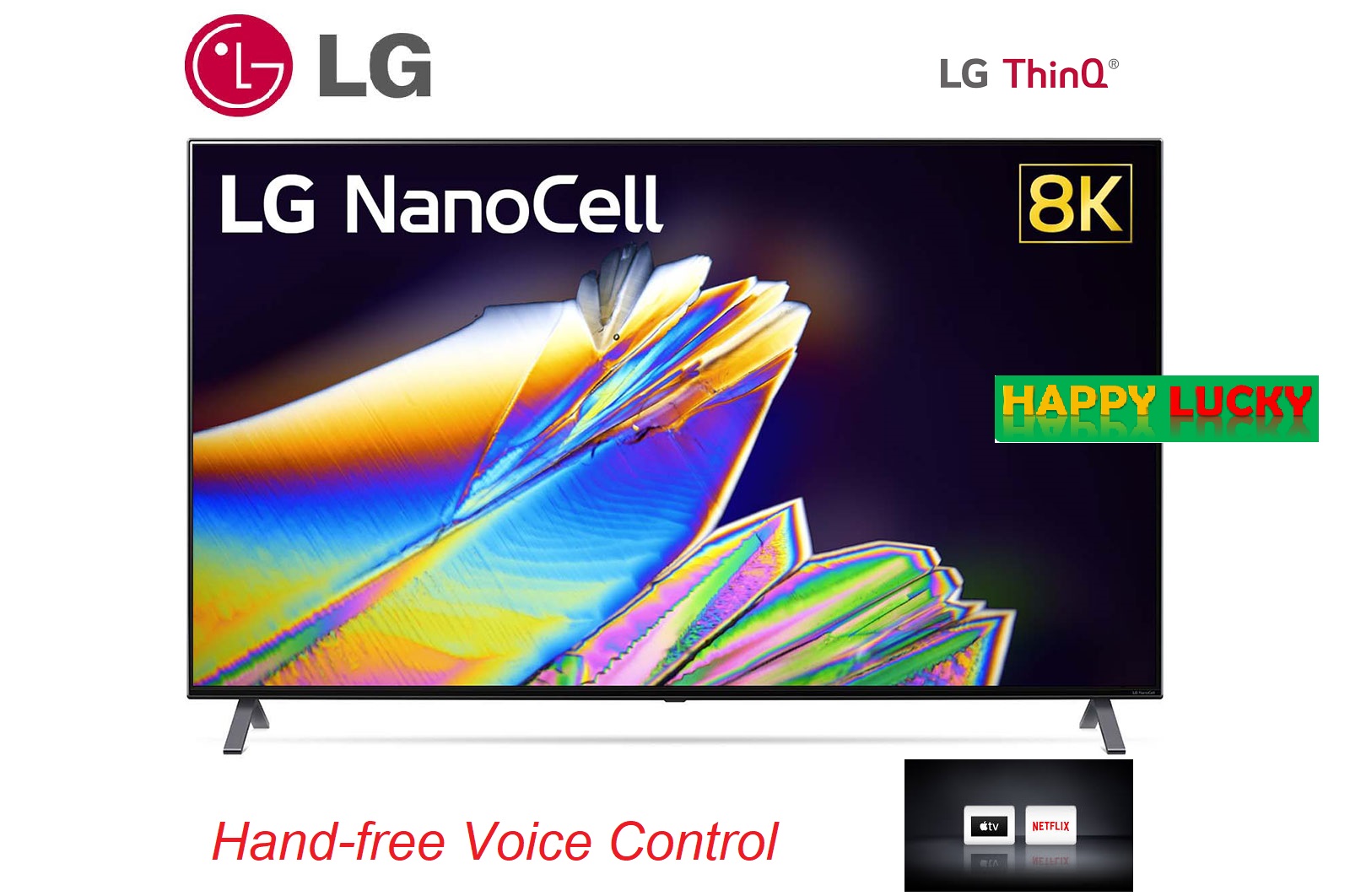 LG NanoCell 8K Smart TV รุ่น 75NANO95 | NanoCell Display | Real 8K | Hands Free Voice Control