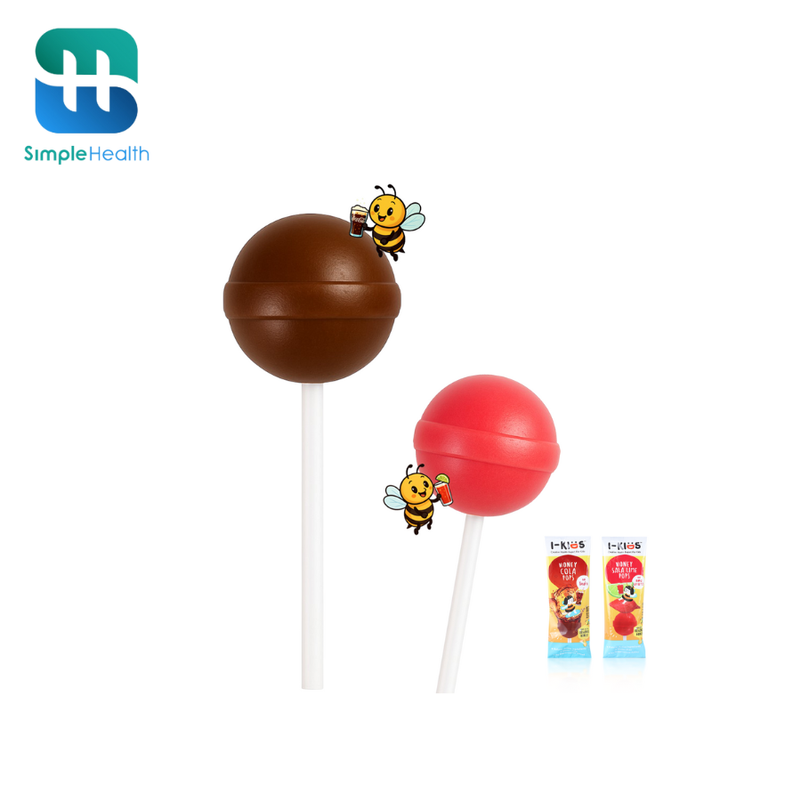 Simple Health Th, Multivitamin Candy for Children, I-Kids Pops Vitamin C, Helps Moisturize the Throat, Reduces Throat Irritation for Children, Stick Type, 4 Flavors. ราคา 219 บาท*ส่งฟรี