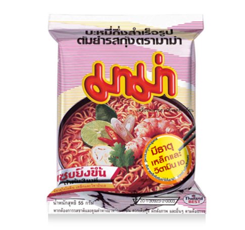 มาม่า บะหมี่กึ่งสำเร็จรูป รสต้มยำกุ้ง ขนาด MAMA MMSG 55 กรัม ลังละ 40 ซอง *  2 แพ็ค | Lazada.co.th