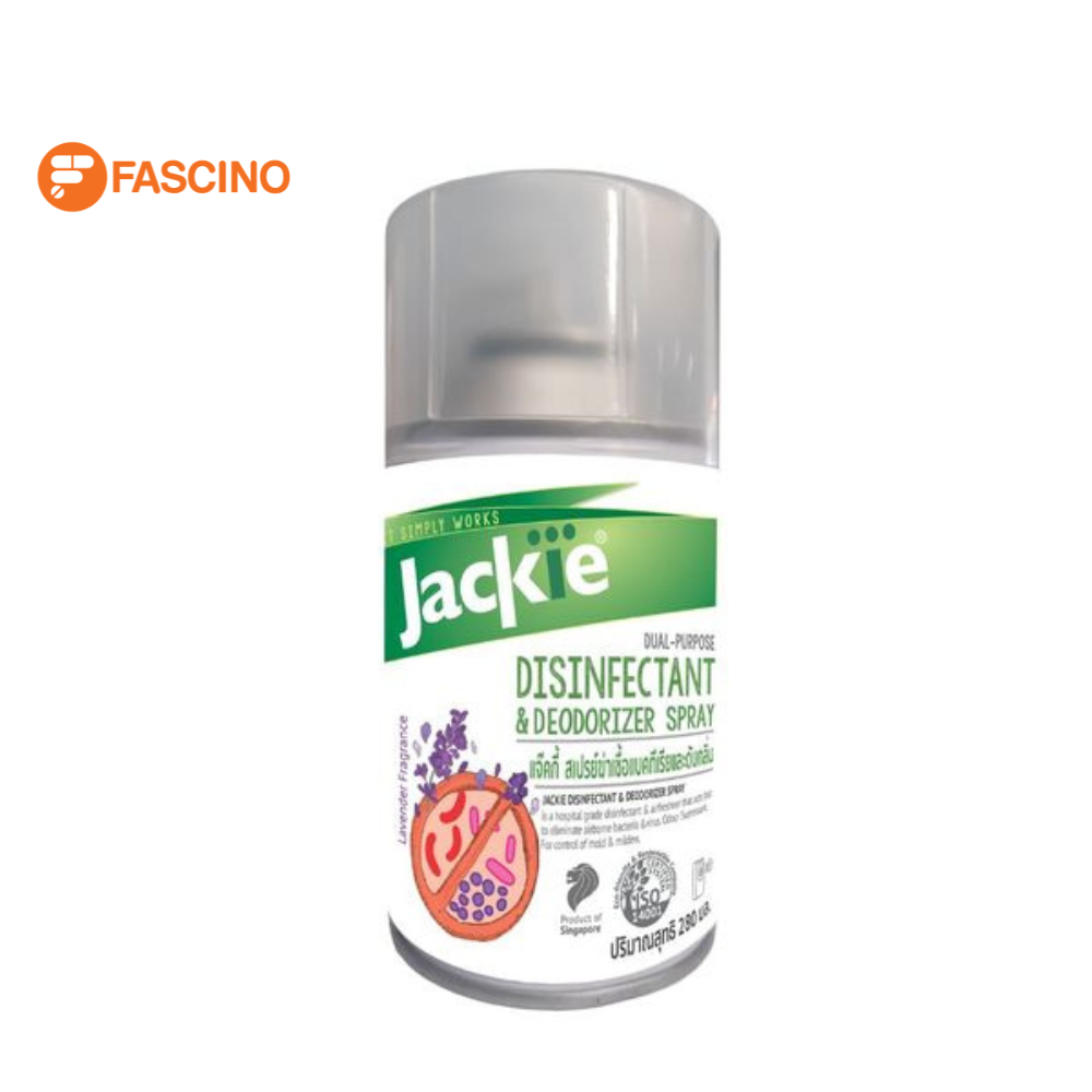 JACKIE SPRAY สเปรย์ฆ่าเชื้อโรค ขนาด 280 ml. ราคา 230 บาท*ส่งฟรี