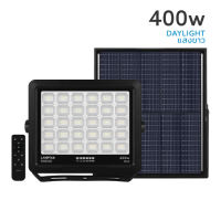 LAMPTAN โคมไฟฟลัดไลท์พลังงานแสงอาทิตย์ LED SOLAR FLOODLIGHT RHINO กันน้ำระดับIP65 ควบคุมผ่านรีโมท