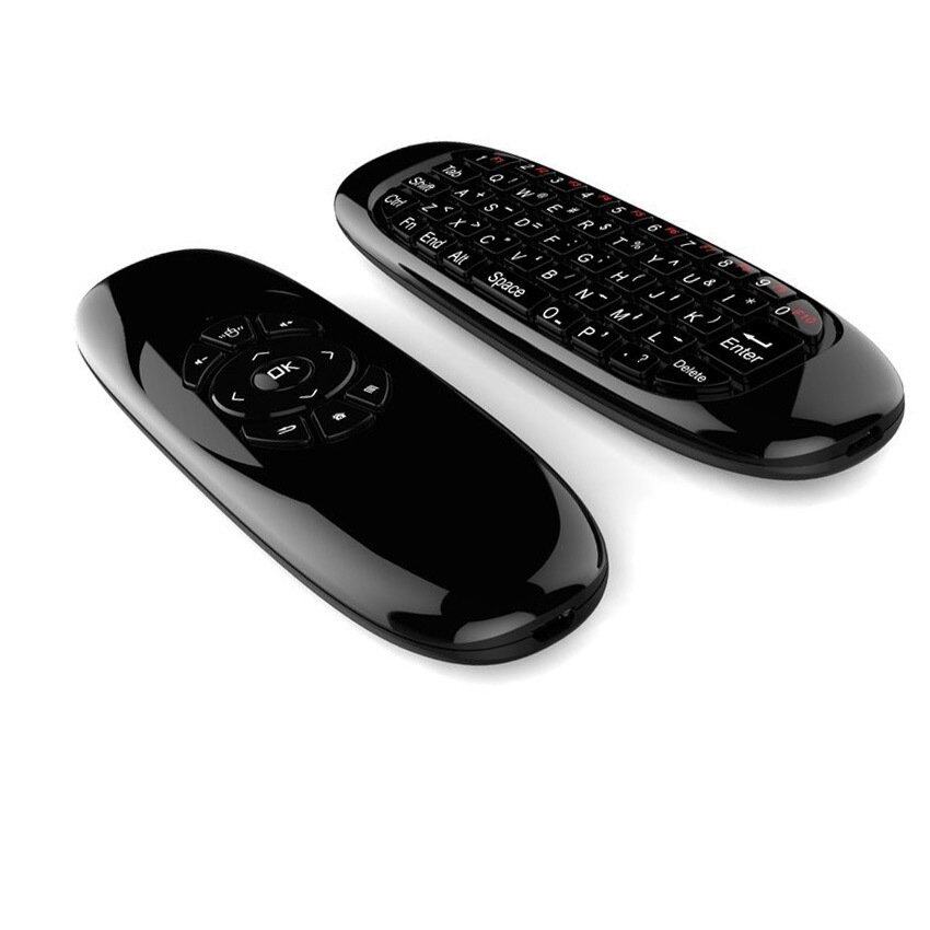  กาฬสินธุ์ Android Box PRO C120 Air Mouse 2.4 G Wireless Mini Keyboard (Black)