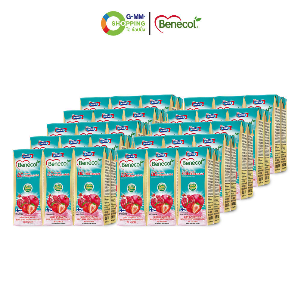 Benecol Benecol Dietary Supplement Plant Stanol Flavor: Pomegranate and Strawberry 180 Ml. (60 Boxes) # 130118 ราคา 1,790 บาท*ส่งฟรี