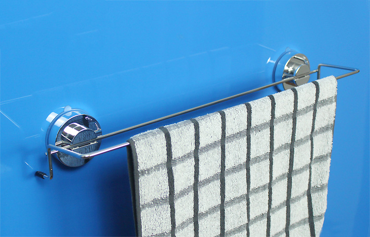 DeHUB Towel Hanger 450R - S60 ราวแขวนผ้า ราวแขวนของ สแตนเลส super suction ตัวล็อกสูญญากาศ ราคา 650 บาท*ส่งฟรี