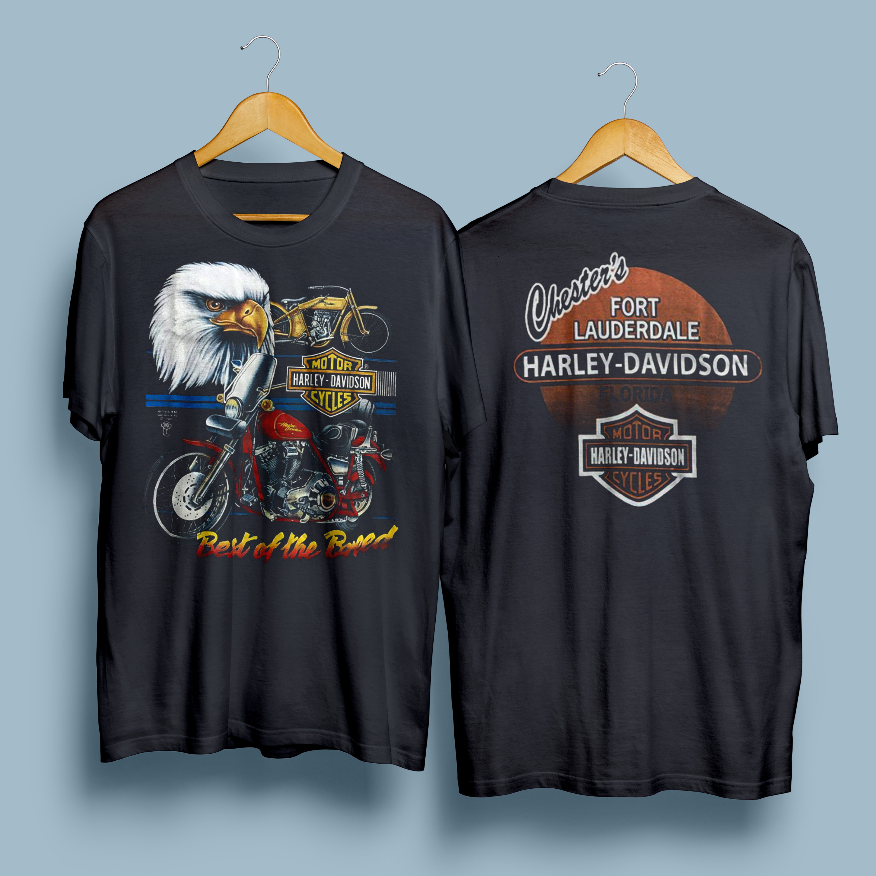 เสื้อยืดฮาเลย์ Harley-Davidson Reproduction (SML) ป้าย USA ผ้าCotton100 ใสสบาย