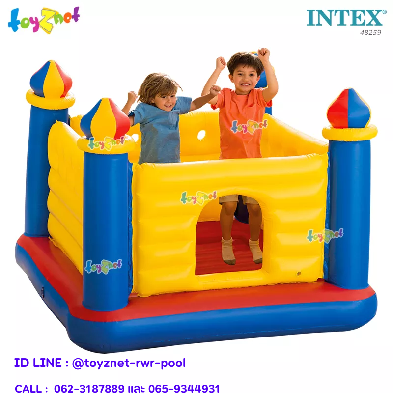Intex Jump-O-Lene Castle Bouncer 1.75x1.75x1.35 m no 48259 ราคา 2,590 บาท*ส่งฟรี