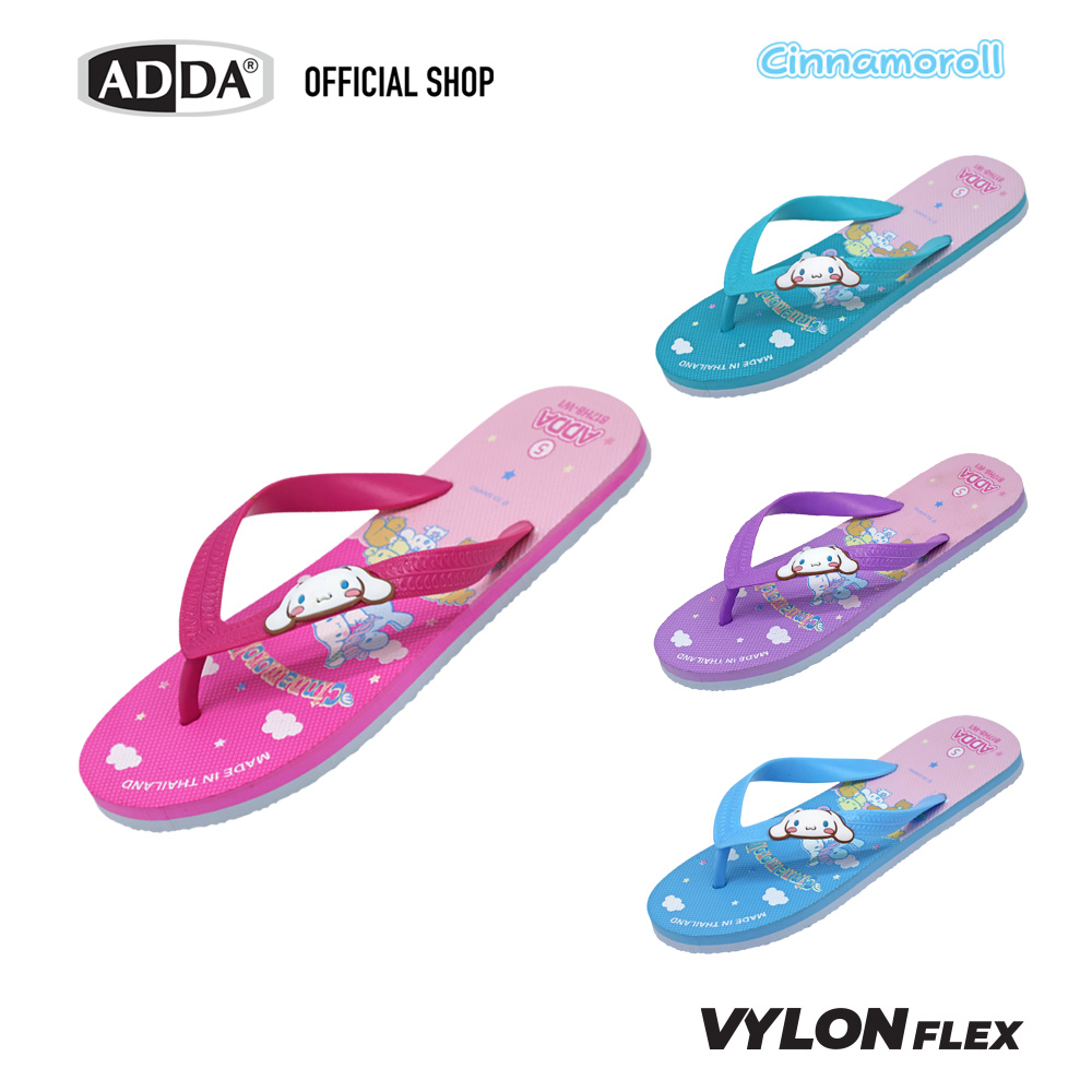 Adda Flip-Flops, Casual Shoes, Flip-Flops for Women, Cinnamoroll Model 817H8W1 (Size 4-6) ราคา 123 บาท*ส่งฟรี
