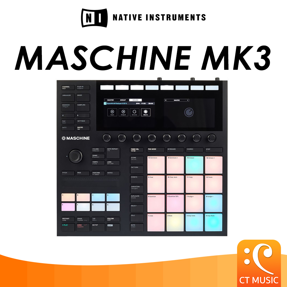 Native Instruments Maschine MK3 Control Surface ราคา 29,600 บาท*ส่งฟรี
