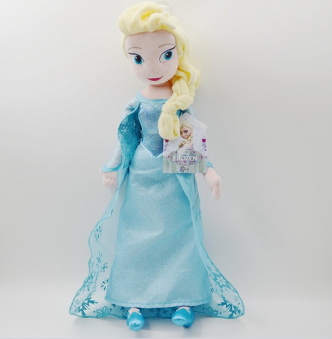 ตุ๊กตา​FROZEN ตุ๊กตาเจ้าหญิงเอลซ่า&แอนนา ตุ๊กตาผ้า ขนาด 50 cm.