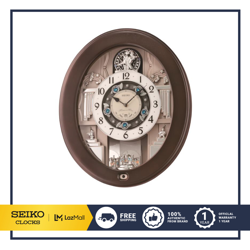 SEIKO CLOCKS นาฬิกาเมโลดี้ รุ่น QXM389N ขนาด 19 x 15.7 นิ้ว ราคา 10,990 บาท*ส่งฟรี