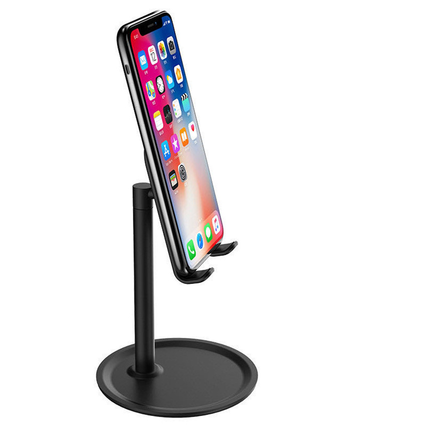 โต๊ะที่วางโทรศัพท์สำหรับ iPhone ซัมซุง Xiaomi มาร์ทโฟนสากลแท็บเล็ตที่วางโทรศัพท์มือถือยืนสก์ท็อปสำหรับ iPad ซัมซุงตารางยืนเมา