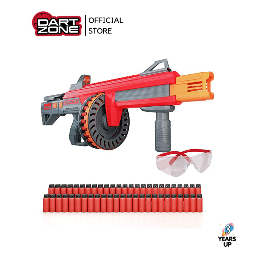 DART ZONE® MAX Tomcat Superdrum Dart Blaster (Ready to Ship from Official Store in Thailand) Adventure Force soft-bullet gun battle game boy toy ราคา 2,469 บาท*ส่งฟรี